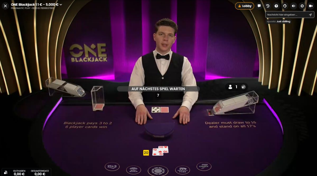 Live Casino Erlebnis Echtzeit-Spiele