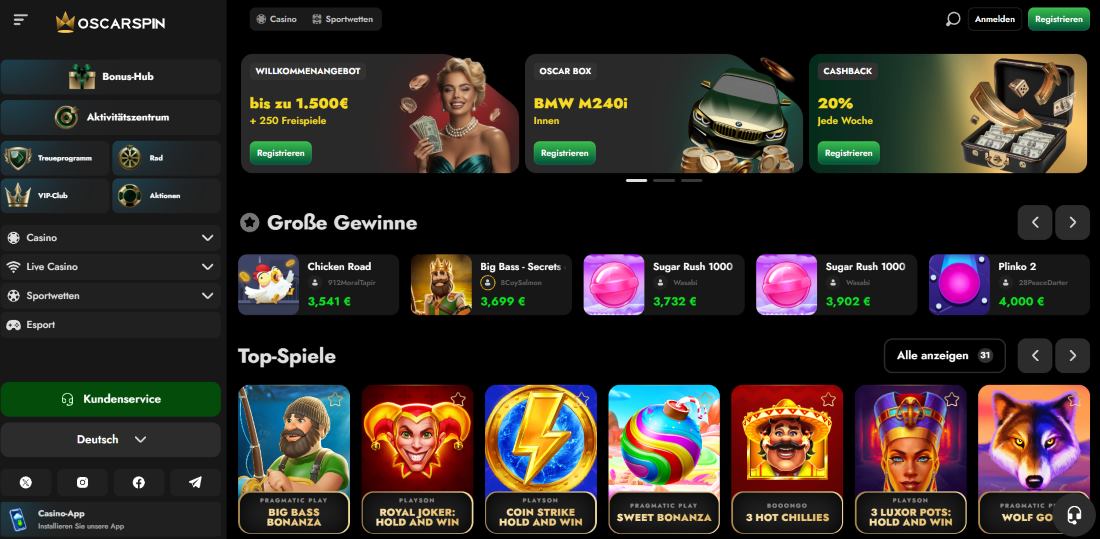 OscarSpin Erfahrungen – Beste Online Casinos Österreich